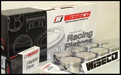 SBC CHEVY 350 WISECO FORGED PISTONS 4.040 FLAT TOP USES 5.7 RODS KP422A4