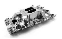 SBC Chevy Qualifier 1957-95 Dual Plane Intake Polished PCE 147.1015 or PC22020