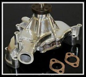 BBC CHEVY 454 496 LONG POLISHED ALUMINUM WATER PUMP HC-8022-P