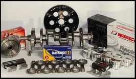 BBC 496 SCAT ROTATING ASSEMBLY WISECO FLAT TOP FORGED PISTONS 496+FT-4.280-2pc