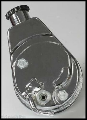 GM CHROME POWER STEERING PUMP A-CAN STYLE S-3913