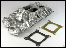 SBC 57-95  HOLESHOT POLISHED INTAKE MANIFOLD (NON-EGR) PCE147.1001 CLEARANCE!